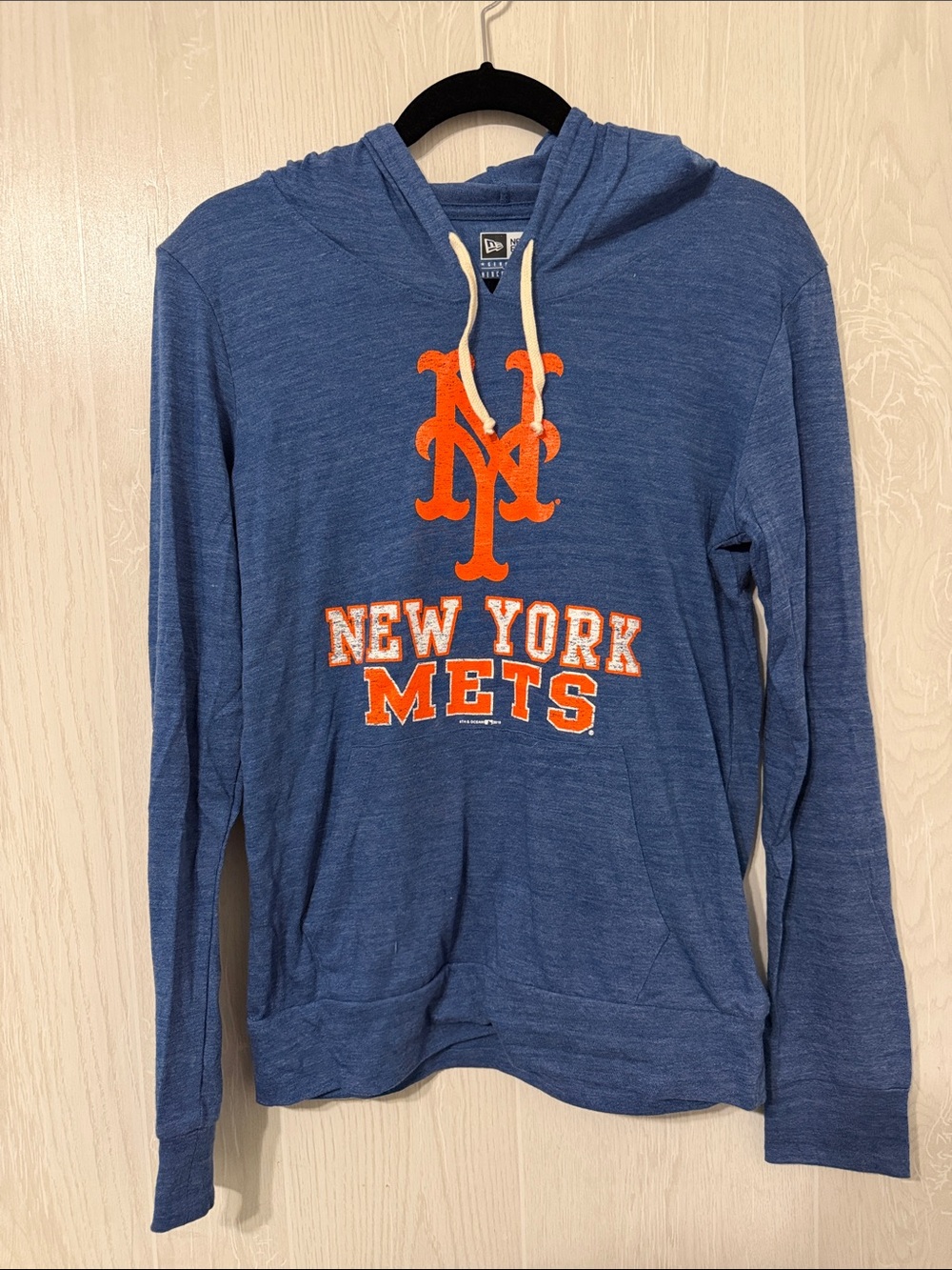New Era Blue & Orange New York Mets Hooded Pullover